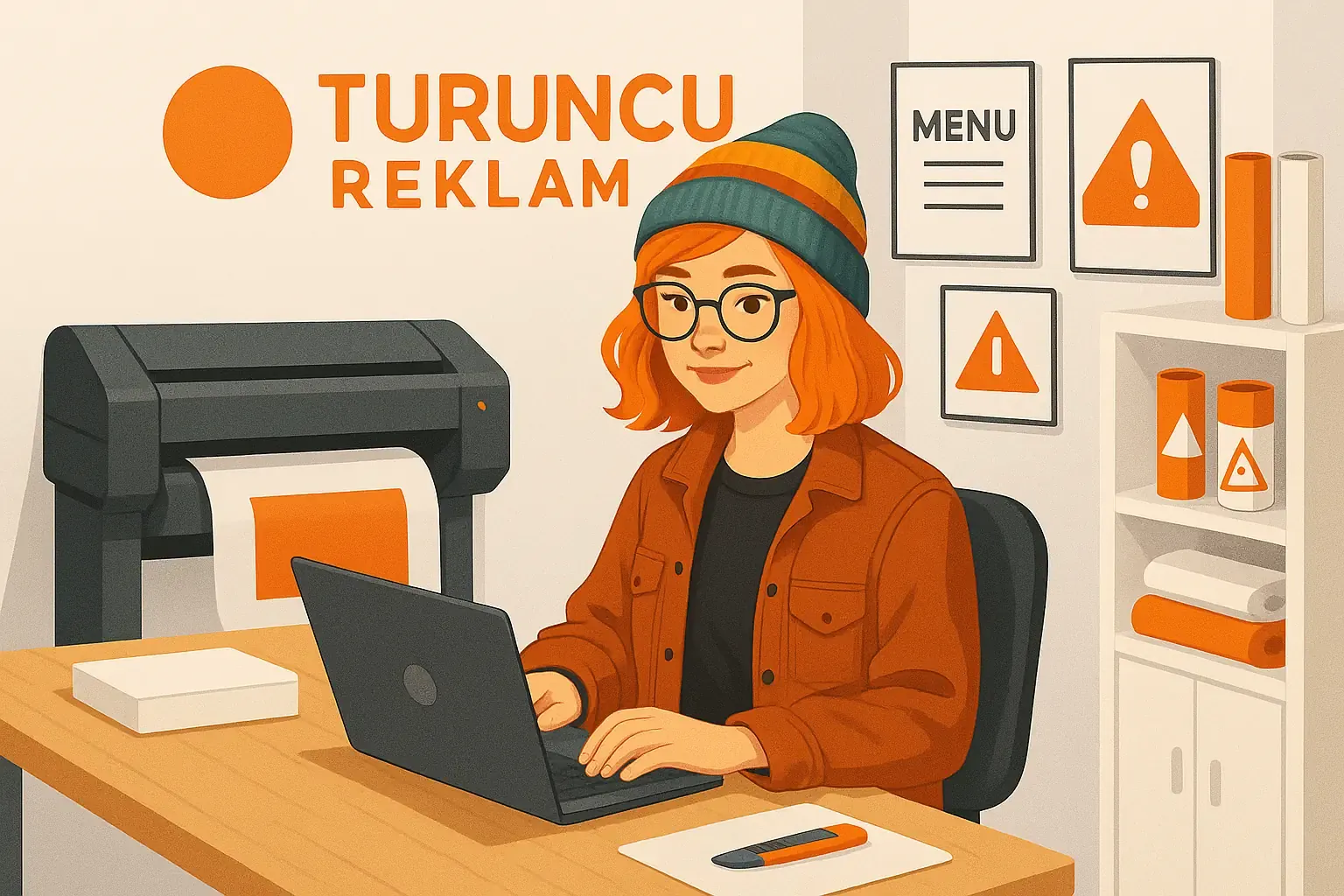 Turuncu Reklam Atölye Tasarım Süreci